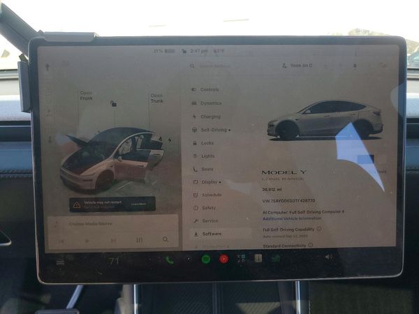 2026 TESLA MODEL Y — ODOM