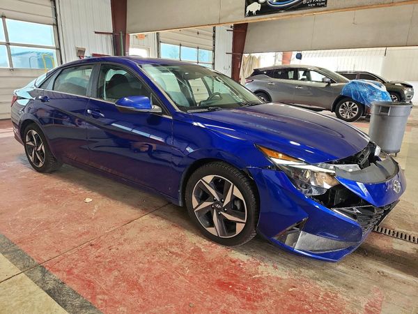 2021 HYUNDAI ELANTRA SEL — Passenger 3/4