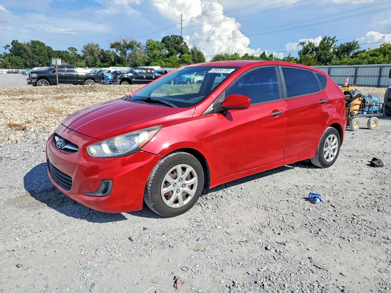 2014 HYUNDAI ACCENT 5DR GS / 4DR GLS — Front 3/4