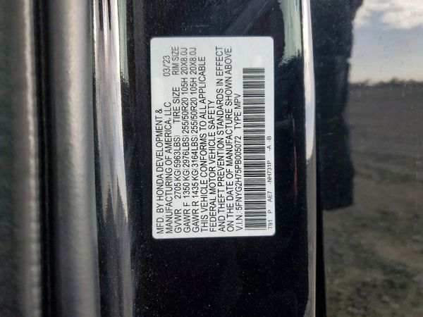 2023 HONDA PILOT — VINS