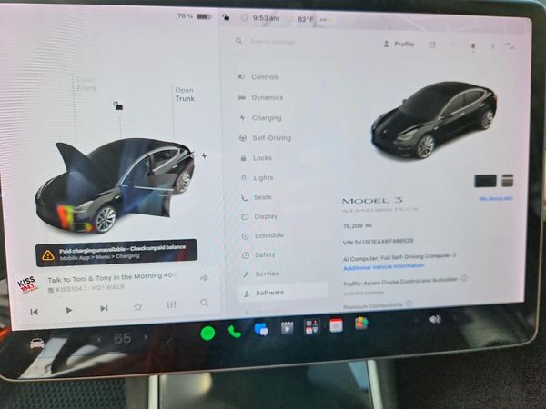 2019 TESLA MODEL 3 — ODOM