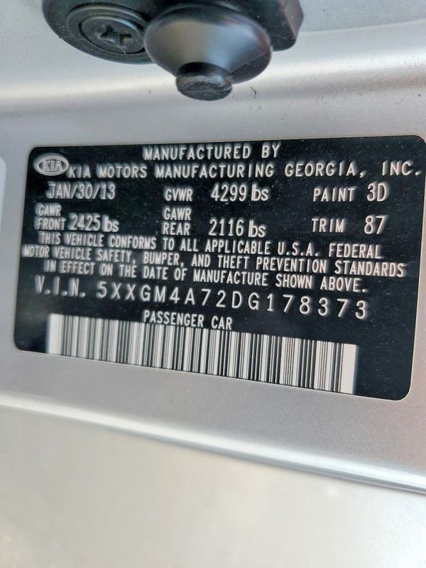 2013 KIA OPTIMA LX — VINS