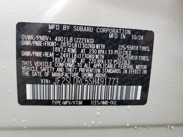 2025 SUBARU FORESTER Limited