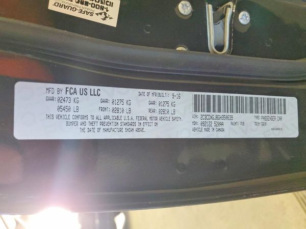 2016 DODGE CHARGER R/T Scat Pack — VINS