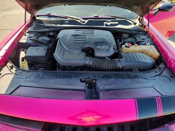 2016 DODGE CHALLENGER SXT — Engine bay