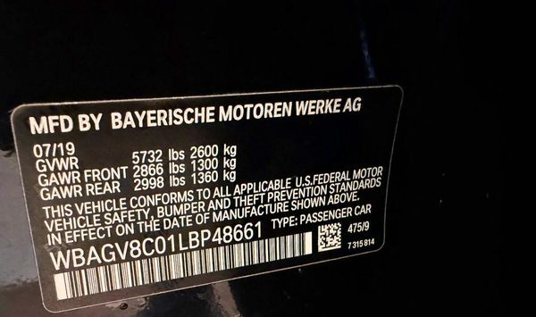2020 BMW M850XI xDrive GC