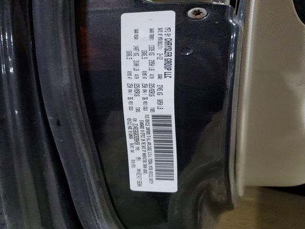 2012 DODGE GRAND CARAVAN SE — VINS