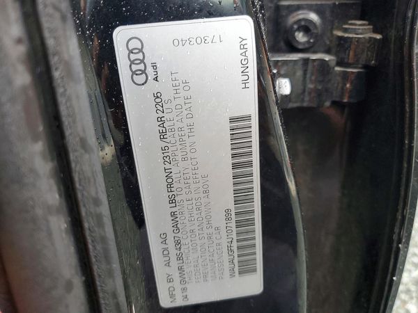 2018 AUDI A3 — VINS