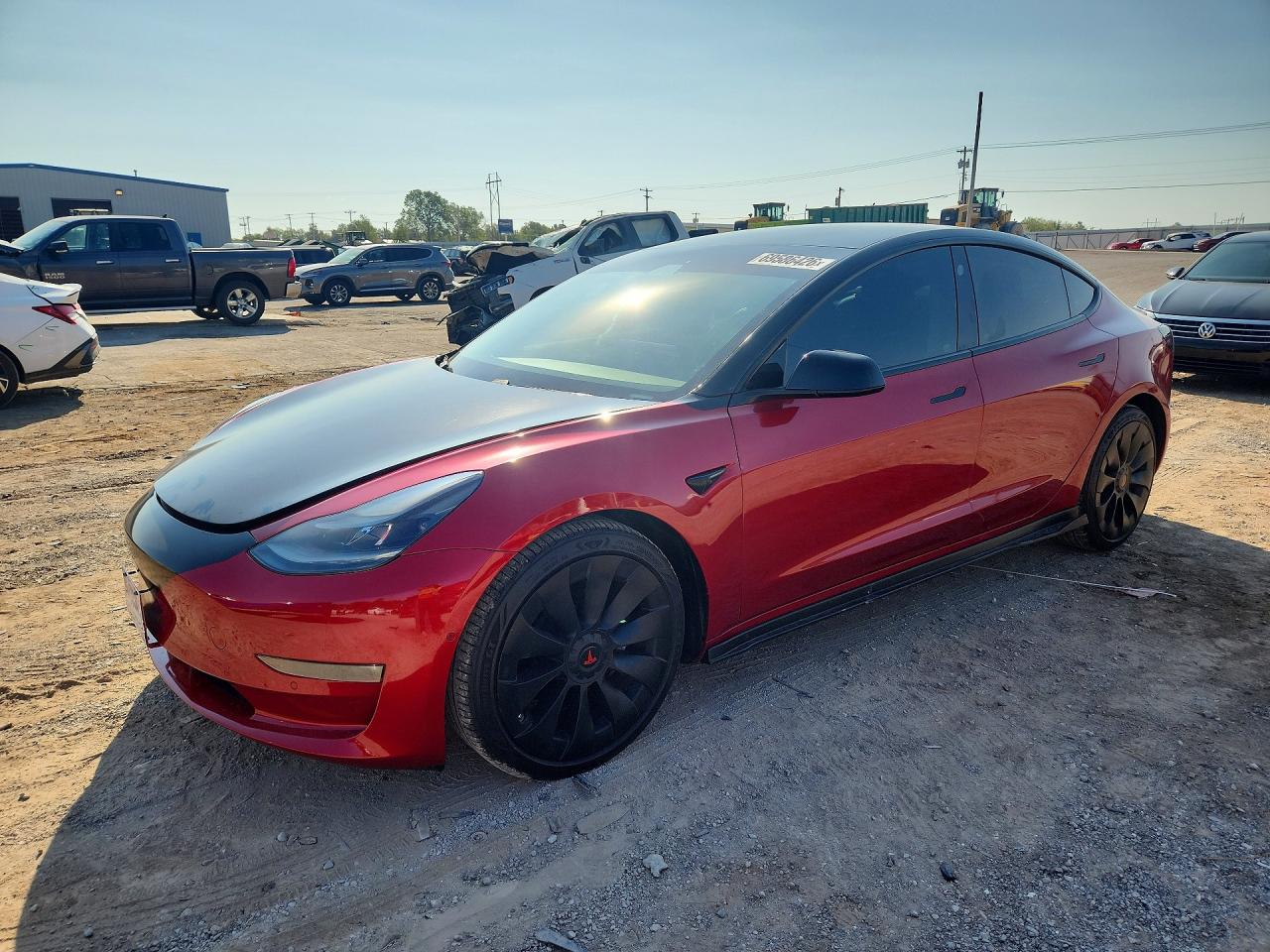 2021 TESLA MODEL 3 — Front 3/4