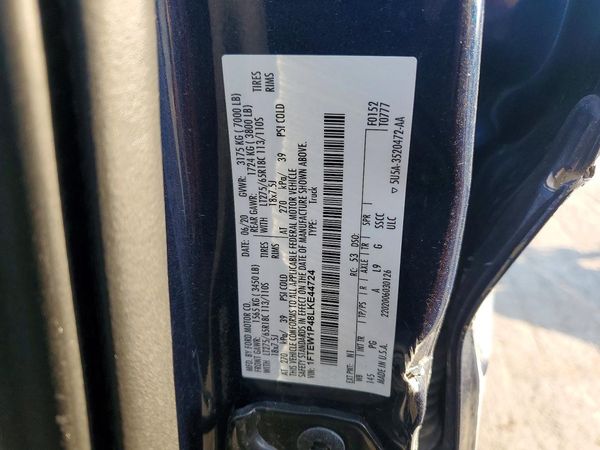 2020 FORD F150