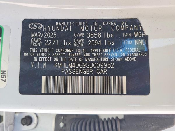 2025 HYUNDAI ELANTRA SEL Sport — VINS