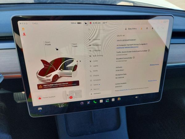 2023 TESLA MODEL 3 — ODOM