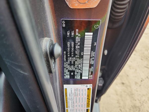 2021 TOYOTA 4RUNNER Nightshade — VINS