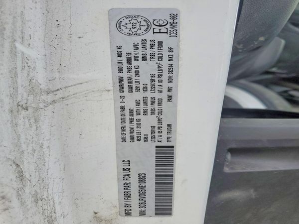 2022 RAM PROMASTER 2500 High Roof — VINS