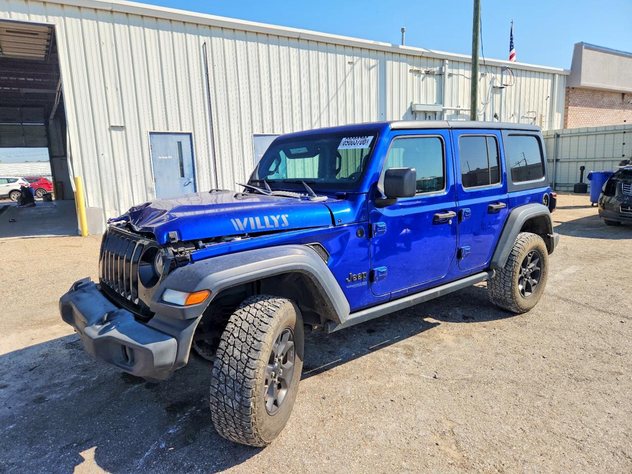 2020 JEEP WRANGLER UNLIMITED — Front 3/4