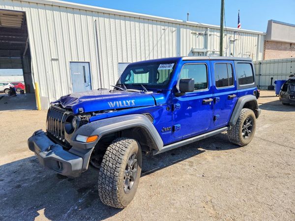 2020 JEEP WRANGLER UNLIMITED — Front 3/4
