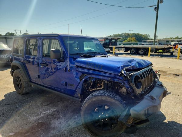 2020 JEEP WRANGLER UNLIMITED — Passenger 3/4