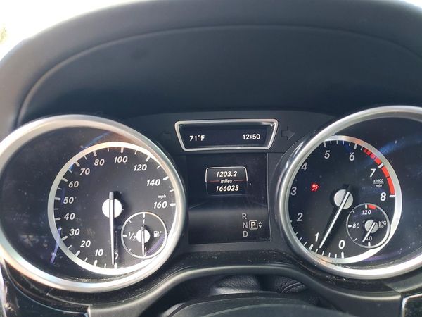 2014 MERCEDES-BENZ ML ML550 4-MATIC — ODOM