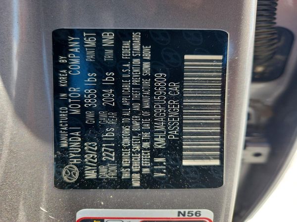 2023 HYUNDAI ELANTRA SEL — VINS