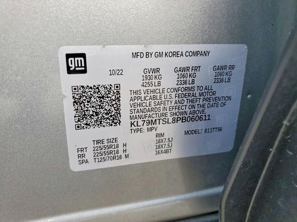 2023 CHEVROLET TRAILBLAZE RS — VINS
