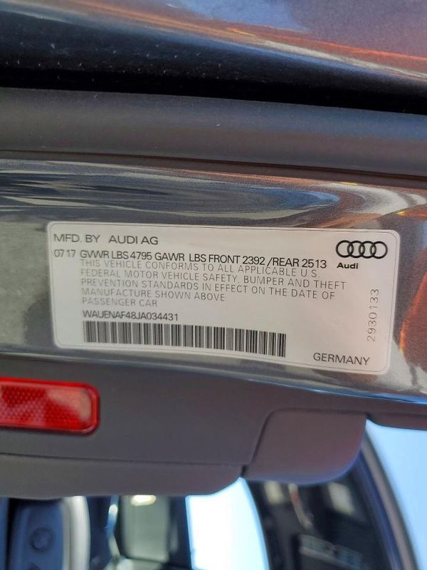 2018 AUDI A4 — VINS