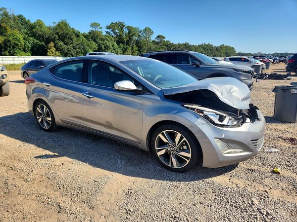 2015 HYUNDAI ELANTRA — Passenger 3/4