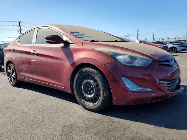 2015 HYUNDAI ELANTRA GLS(Middle) — Passenger 3/4
