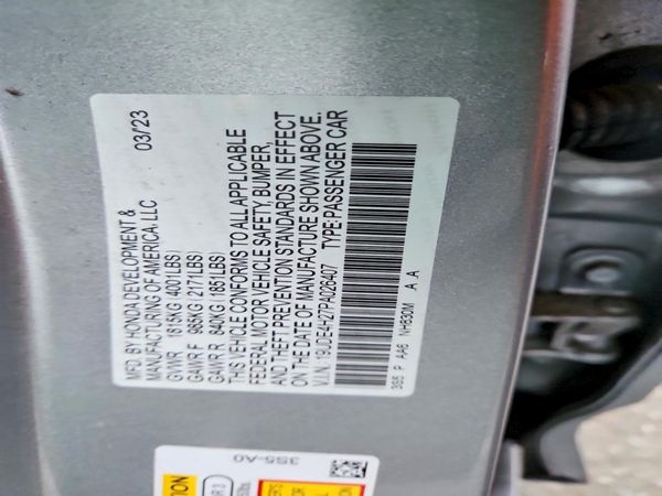2023 ACURA INTEGRA BASE — VINS
