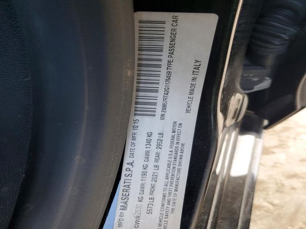 2016 MASERATI ALL OTHER — VINS