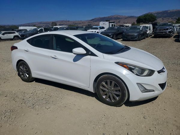 2014 HYUNDAI ELANTRA GLS(Middle) — Passenger 3/4