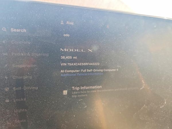 2024 TESLA MODEL X — ODOM