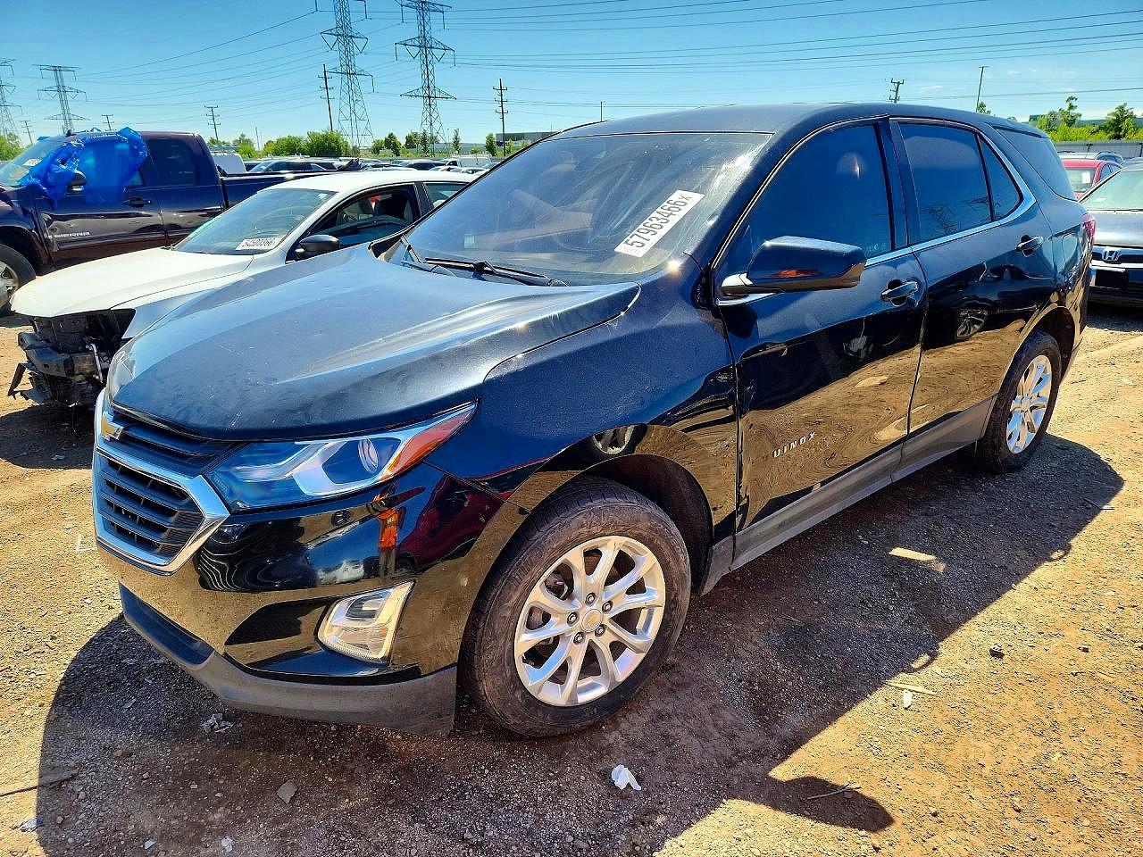 2020 CHEVROLET EQUINOX LT (1LT) — Front 3/4