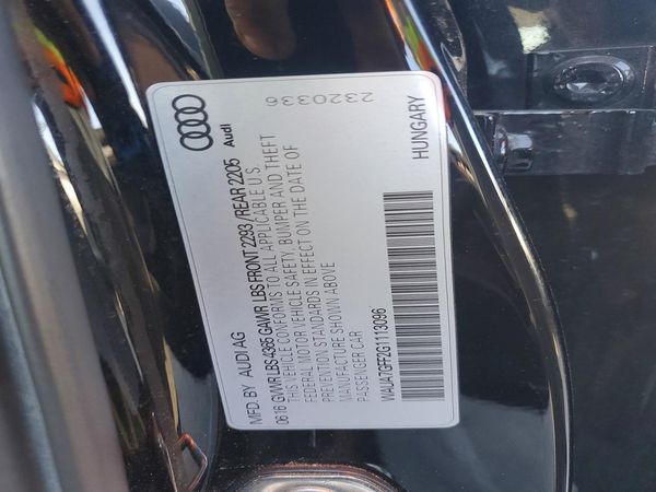 2016 AUDI A3 — VINS