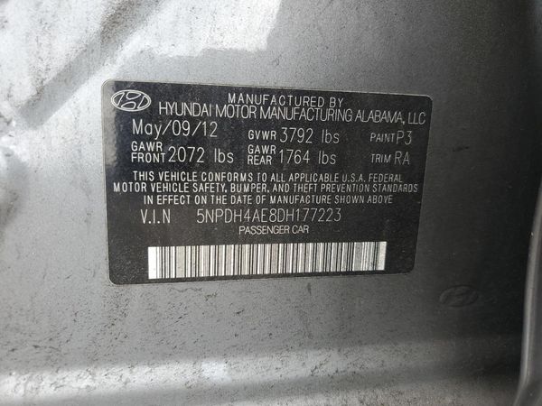 2013 HYUNDAI ELANTRA