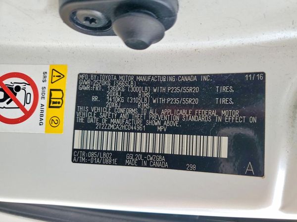 2017 LEXUS RX 350 — VINS