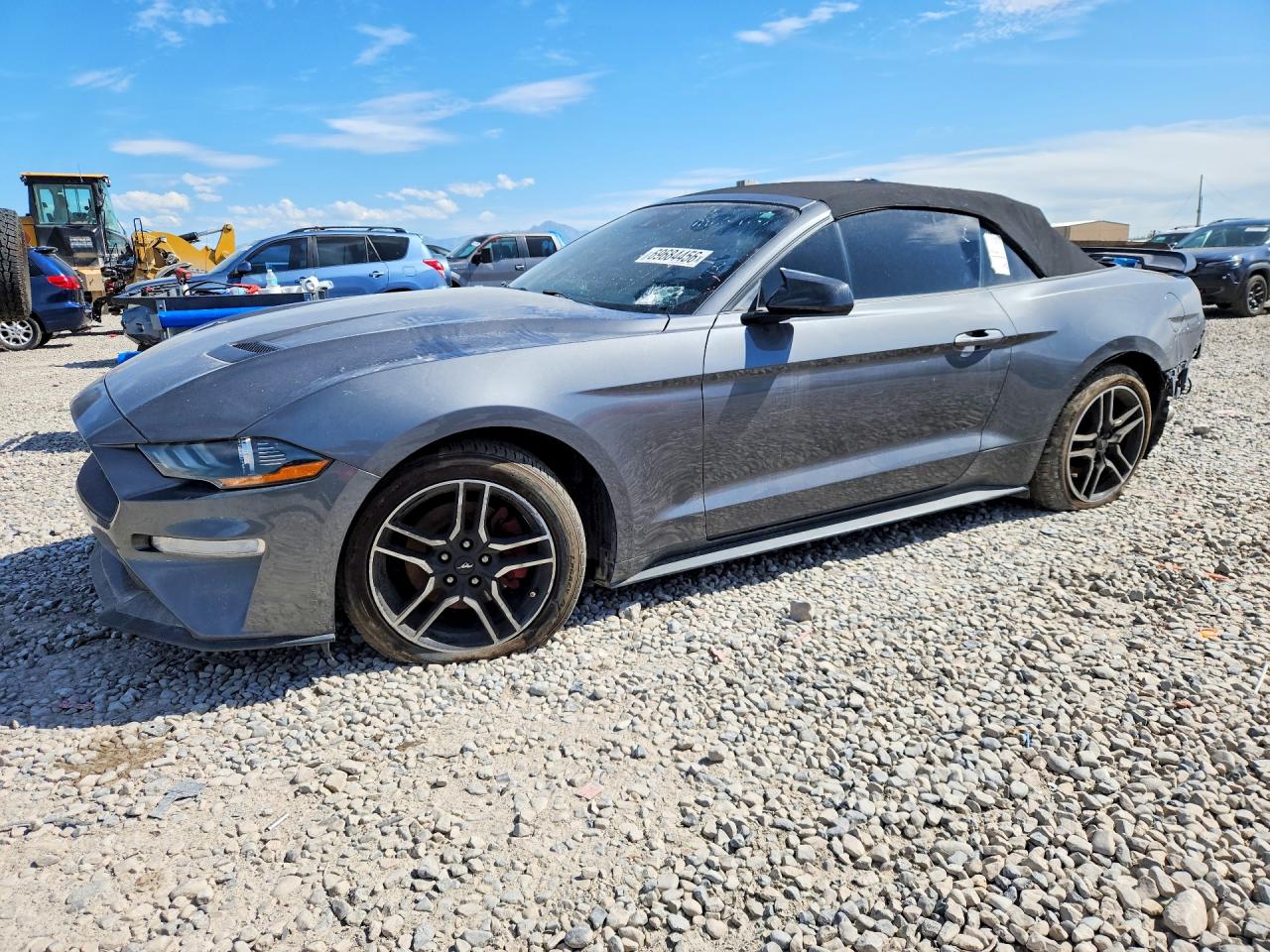 2021 FORD MUSTANG I4 Convertible — Front 3/4