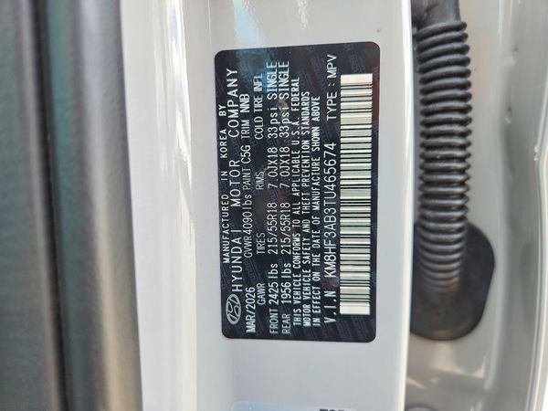 2026 HYUNDAI KONA SEL Sport — VINS