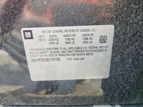 2014 CADILLAC XTS — VINS