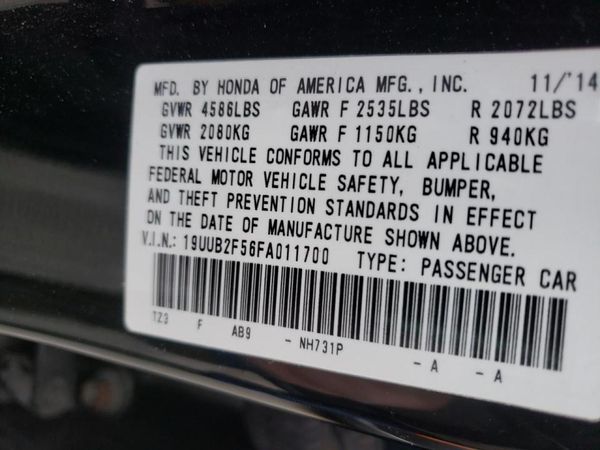 2015 ACURA TLX