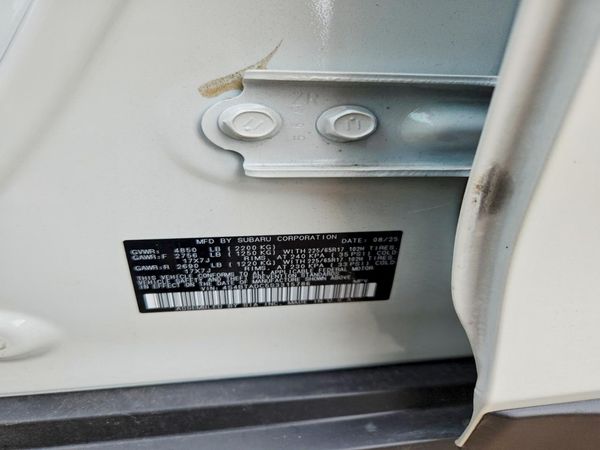 2025 SUBARU OUTBACK — VINS