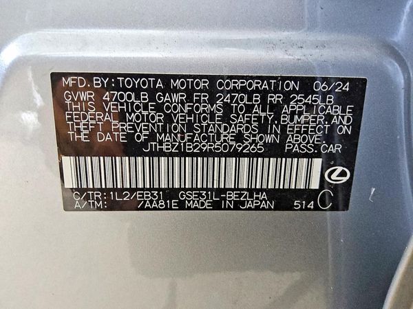 2024 LEXUS IS 350 — VINS