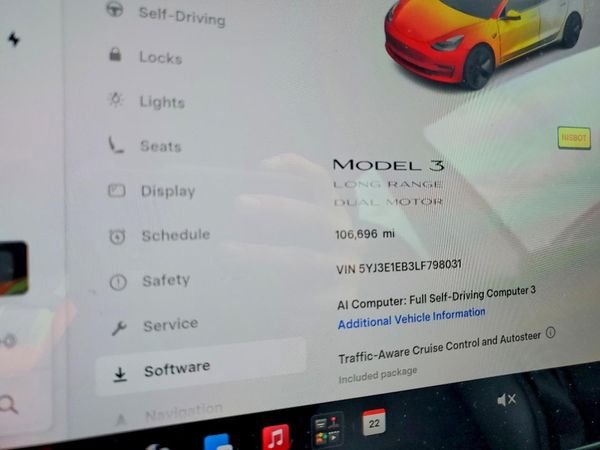 2020 TESLA MODEL 3 — ODOM