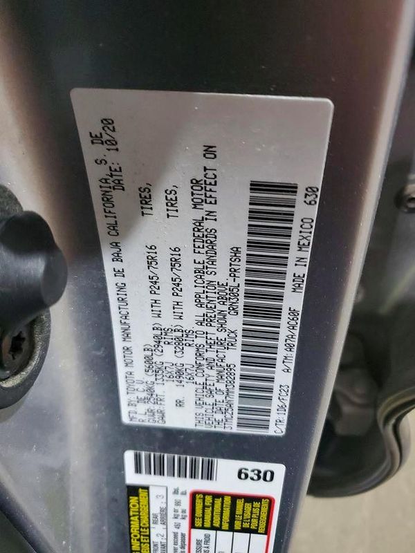 2021 TOYOTA TACOMA SR5