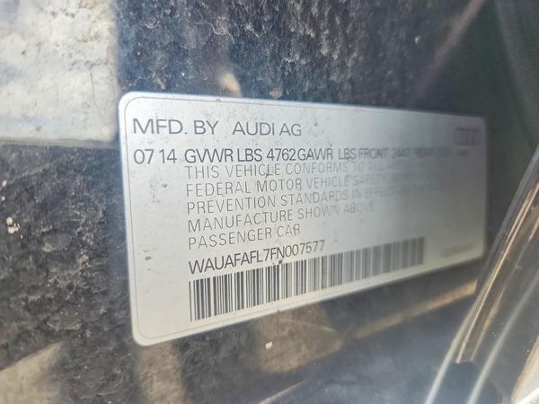 2015 AUDI A4 Premium — VINS