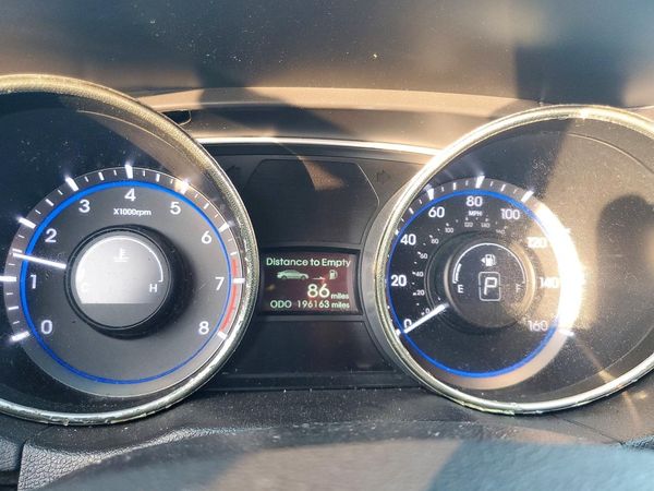 2012 HYUNDAI SONATA Middle-low level — ODOM