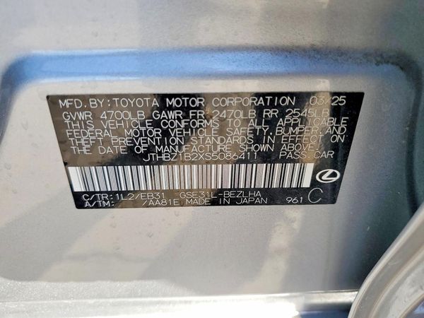 2025 LEXUS IS 350 350 F Sport Design — VINS