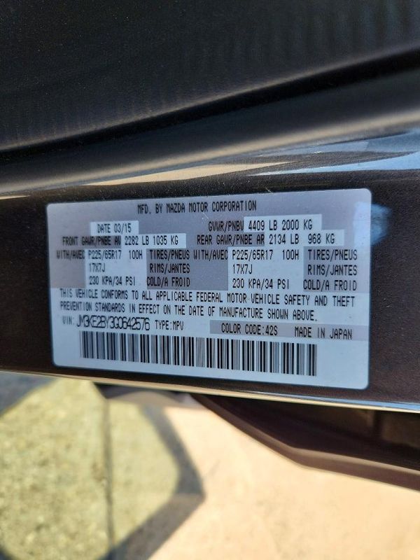 2016 MAZDA CX-5 Sport/GX — VINS