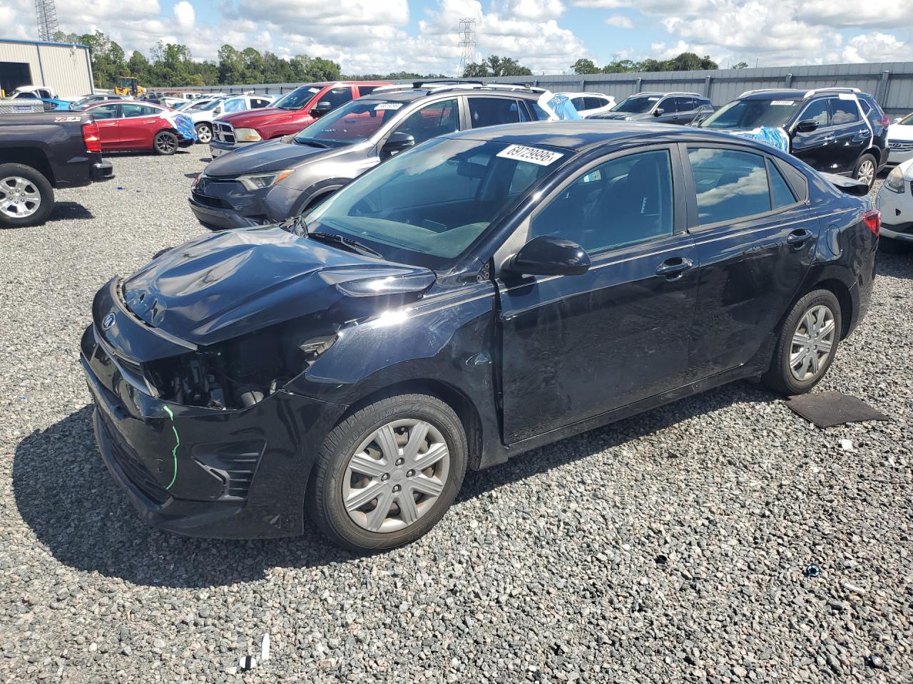 2021 KIA RIO LX, S — Front 3/4