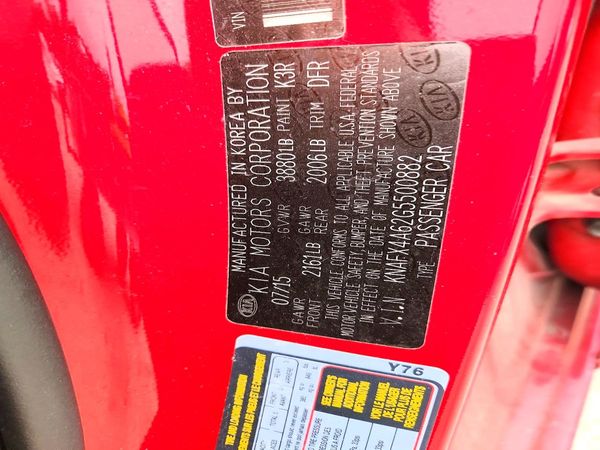 2016 KIA FORTE — VINS