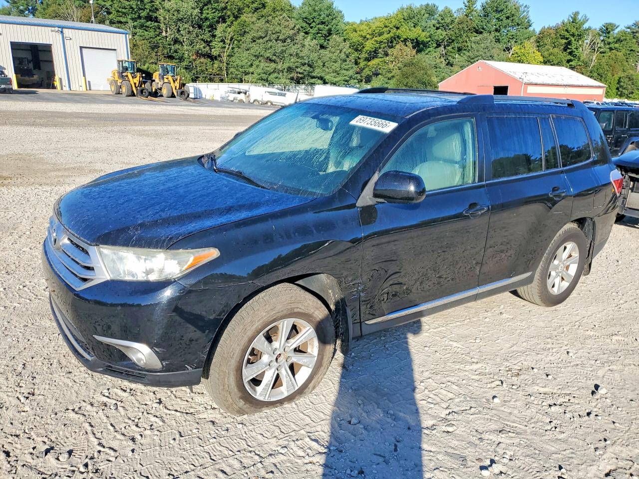 2012 TOYOTA HIGHLANDER Base/Hybrid — Front 3/4